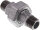 Doppelnippel trennbar R 1/2" flach dichtend, Temperguss verzinkt