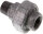 Verschraubung flach dichtend Rp/R 1/2" (IG/AG), Temperguss verzinkt