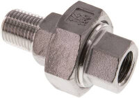 Verschraubung flach dichtend Rp/R 1/4" (IG/AG),...