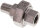 Verschraubung flach dichtend Rp/R 1/4" (IG/AG), Edelstahl 1.4408