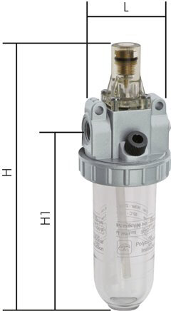 STANDARD-Öler, G 1", Standard 3, Kunststoffbehälter, 50 - 9000 l/min