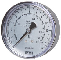 Manometer für Handreifenfüller 80mm, 0 - 12bar,...