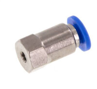 Steckanschluss mit Innengewinde M3 - 3mm, IQS-Standard