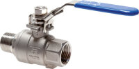 Edelstahl-Kugelhahn, Eco-Line leicht, R 2" / Rp...