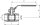 Edelstahl-Kugelhahn, Eco-Line leicht, R 3/8" / Rp 3/8", 0 bis 63bar