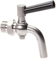 Edelstahl-Ablasshahn G 1", PN 6