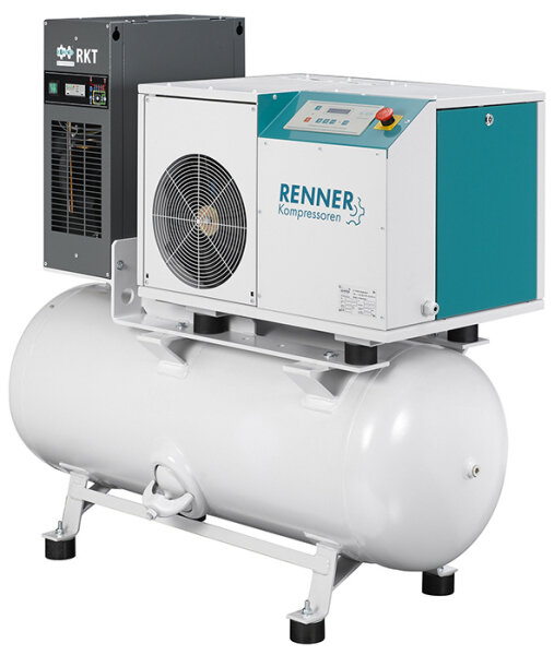 RENNER Schraubenkompressor RSDK-B 2,2 90 Liter Druckbehälter
