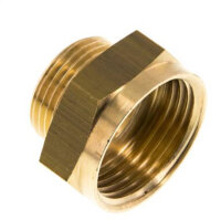 Reduziernippel G 3/4"(AG)-G 1"(IG), Messing