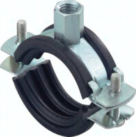 Rohrschelle 15 - 19mm,Stahlverzinkt mit Einlage, FISCHER