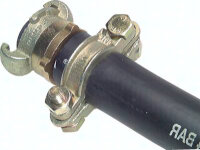 Schlauchklemme Temperguss verzinkt, 17 - 22mm