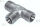 T-Stück, 60°Konus G 3/4"-G 3/4"-G 3/4" (AG), Stahl verzinkt