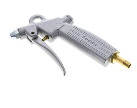 Alu Ausblaspistole, dosierbar 9 mm mit Kurzdüse Ø 1,5 (Standard)