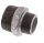 Doppelnippel R 2"-R 1-1/2", Temperguss verzinkt