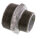 Doppelnippel R 2-1/2"-R 2", Temperguss verzinkt