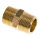 Doppelnippel R 3/8"-R 3/8", Messing/Rotguss