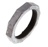 Gegenmutter Rp 2-1/2", Temperguss verzinkt