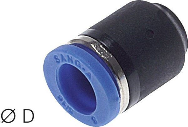 Verschlusskappe für 12mm Schläuche, IQS-Standard