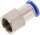 Steckanschluss mit Innengewinde G 3/8"-10mm, IQS-Standard