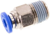 Gerader Steckanschluss R 1/8"-4mm, IQS-Standard