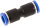Gerader Steckanschluss 8mm-8mm, IQS-Standard