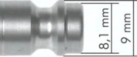 Kupplungsdose (NW5) G 3/8"(AG), Messing