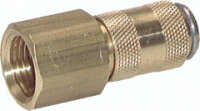 Kupplungsdose (NW2,7) G 1/8"(IG), Messing