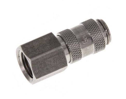 Kupplungsdose (NW2,7) G 1/8"(IG), Edelstahl