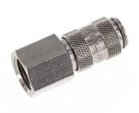 Kupplungsdose (NW2,7) G 1/8"(IG), Messing vernickelt