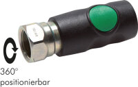 Sicherheits-Druckknopfkupplung (NW7,2), G 1/4" IG,...