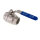 Edelstahl-Kugelhahn, Eco-Line leicht, G 1-1/2", 0 bis 63bar