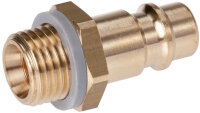 Kupplungsstecker (NW7,2) G 1/2"(AG), Messing,...