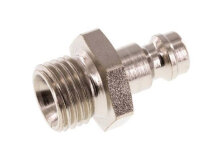 Kupplungsstecker (NW5) G 1/4"(AG), Stahl verzinkt