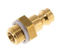 Kupplungsstecker (NW5) G 1/8"(AG), Messing