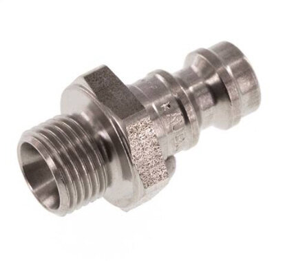 Kupplungsstecker (NW5) G 1/8"(AG), Edelstahl