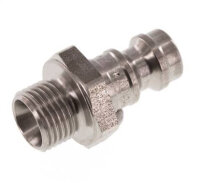 Kupplungsstecker (NW5) G 1/8"(AG), Edelstahl