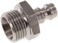 Kupplungsstecker (NW5) G 3/8"(AG), Edelstahl