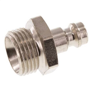 Kupplungsstecker (NW5) G 3/8"(AG), Stahl verzinkt