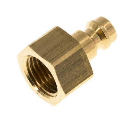 Kupplungsstecker (NW5) G 1/4"(IG), Messing