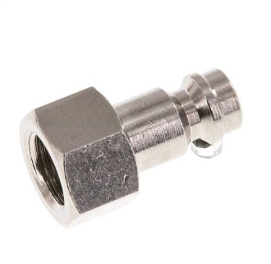 Kupplungsstecker (NW5) G 1/8"(IG), Messing vernickelt