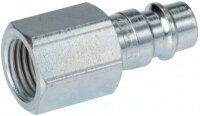 Kupplungsstecker (NW7,2) G 1/8"(IG), Stahl gehärtet & verzinkt, für Drucklufttechnik
