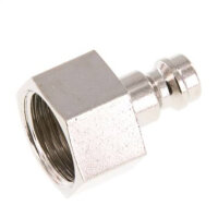 Kupplungsstecker (NW5) G 3/8"(IG), Messing vernickelt