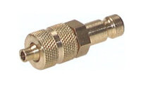 Kupplungsstecker (NW2,7) 6x4mm Schlauch, Messing,...