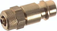 Kupplungsstecker (NW7,2) 6x4mm Schlauch, Messing, für Drucklufttechnik