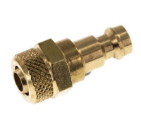 Kupplungsstecker (NW5) 8x6mm Schlauch, Messing