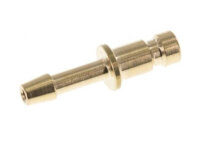 Kupplungsstecker (NW2,7) 4mm Schlauch, Messing, für...