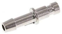 Kupplungsstecker (NW2,7) 4mm Schlauch, Messing...