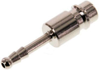 Kupplungsstecker (NW7,2) 4mm Schlauch, Messing...