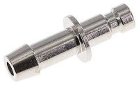 Kupplungsstecker (NW2,7) 5mm Schlauch, Messing...