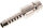 Kupplungsstecker (NW7,2) 6 (1/4")mm Schlauch, Messing vernickelt