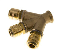 3-fach-Luftweiche mit Kupplungsdosen, G 1/2"